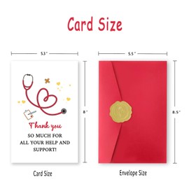 ATTLVV Nurses Week Cards,Appreciation Card for Medical Workers,Thank You Gifts for Doctor,Nurses Day Cards