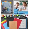 Pack of 10 A4 Cardboard Presentation Folders with Pocket, Document