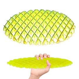 Stretchy Worm Fidget Toy,Green Popping Worm, Sensory Stress Relief Toy for Kids and Adults (Green)