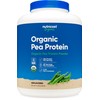 Nutricost Organic Pea Protein Isolate Powder (5LBS) - Unflavored, Certified