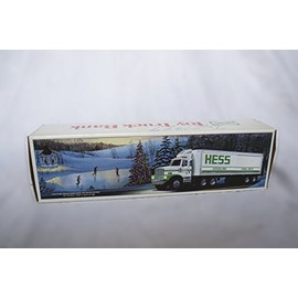 1987 Hess Toy Truck Bank with Barrels