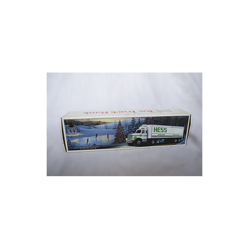 1987 Hess Toy Truck Bank with Barrels