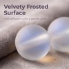 100Pcs 8mm Matte Crystal Glass Beads Mermaid Aurora Beads Moonstone