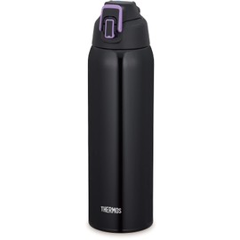 Thermos FHT-1502F BKPL Vacuum Insulated Sports Bottle, 0.5 gal (1.5 L), Black Purple, Cold Insulator Only