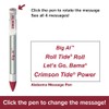 Greeting Pen College Pens- Alabama Crimson Tide Braggin' Rights Rotating