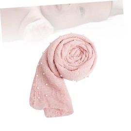 Operitacx Babydecke Aus Baumwolle Mit Perlenverpackung Weiche Hautfreundliche Fotodecke Für Neugeborene Für Babyfotografie