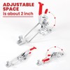 8 Pack Heavy Duty Toggle Clamp Latches 431 Type, 2000Lbs