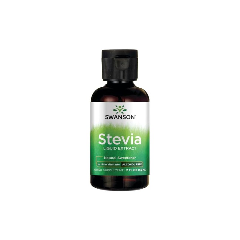 Swanson Liquid Stevia (Alcohol Free) 2 fl Ounce (59 ml)