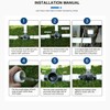 Bzsunway 3-Port 2" Diverter Valve with PVC Pipe Compatible with