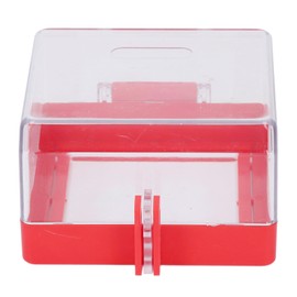 Industrial Emergency Stop Button Cover Lockout, 105x105x63mm Unique Design Waterproof Push Button Switch Protector, Box Type Transparent Push Button Switch Cover Case