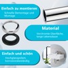 Universal immersion pipe for siphon, 30 cm extension pipe drain,