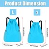KHAOP Drawstring Gym Bag, Gym Sack, Waterproof Drawstring Backpack, Unisex