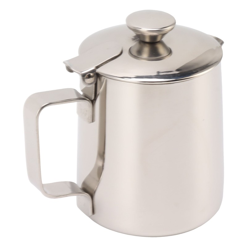 Stainless Steel Milk Frothing Pitcher Cappuccino Pitcher Coffee Foam Container