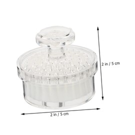 Mikinona Supple Face Cleaning Brush 2pcs Pp Material Facial Brush for Deep Cleaning Pore Unclogging and Skin Smoothing