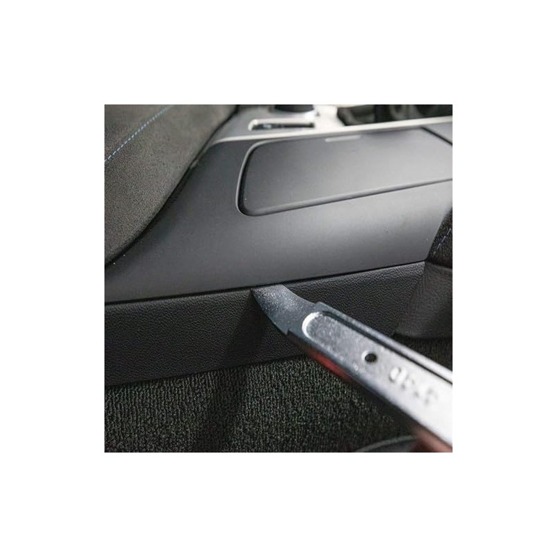 Bewinner 4140 Steel Pry Bar, Auto Trim Removal Tool, Pocket