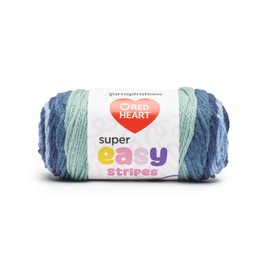 Red Heart Super Easy Seaside Breeze Yarn - 3 Pack of 198g / 7oz - Acrylic - #6 Super Bulky - 189 Yards - Knitting/Crochet