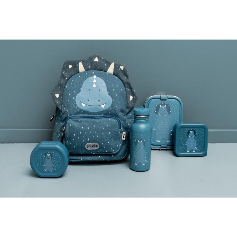 Mellis Trixie Lunch Boxes with Clip for Children (Mr. Triceratops)