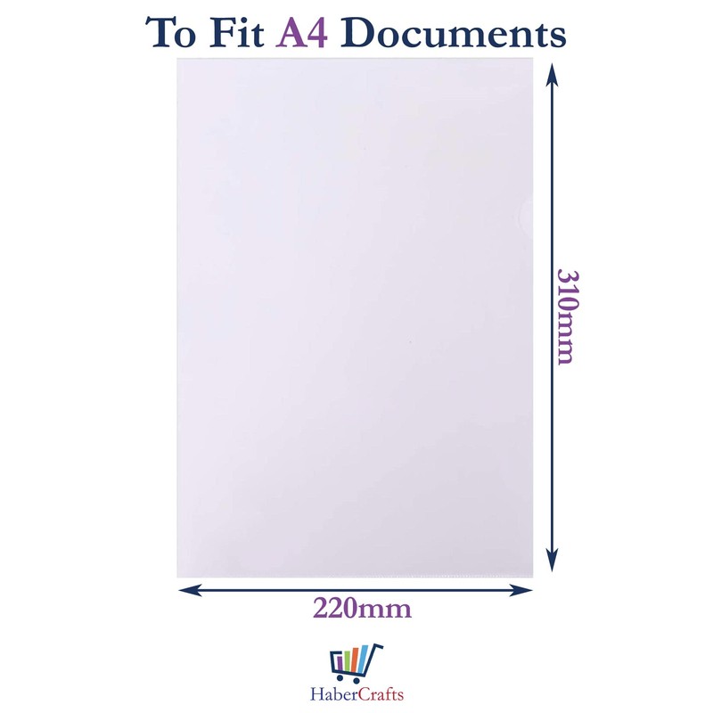 Plastic Wallets A4 Top and Side Opening File Heavy Duty
