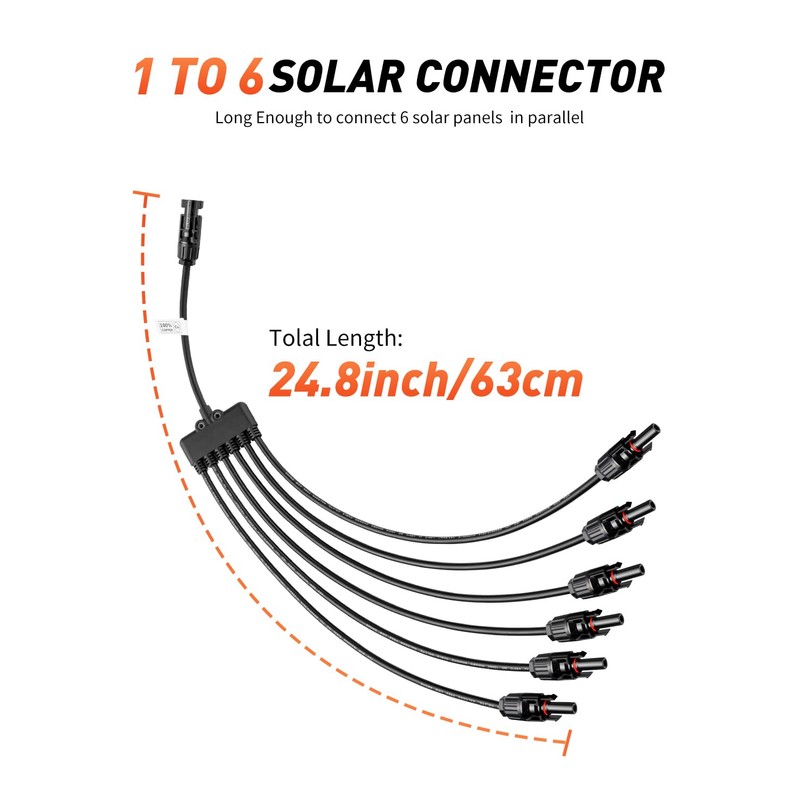 kiMing Solar Y Connector - 1 to 6 Parallel Solar