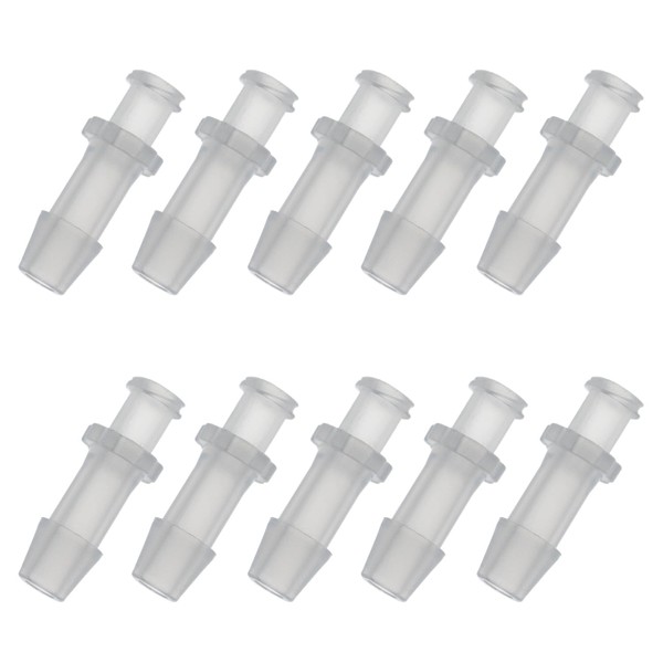 LUORNG 10 adaptadores Luer Lock de polipropileno transparente hembra Luer