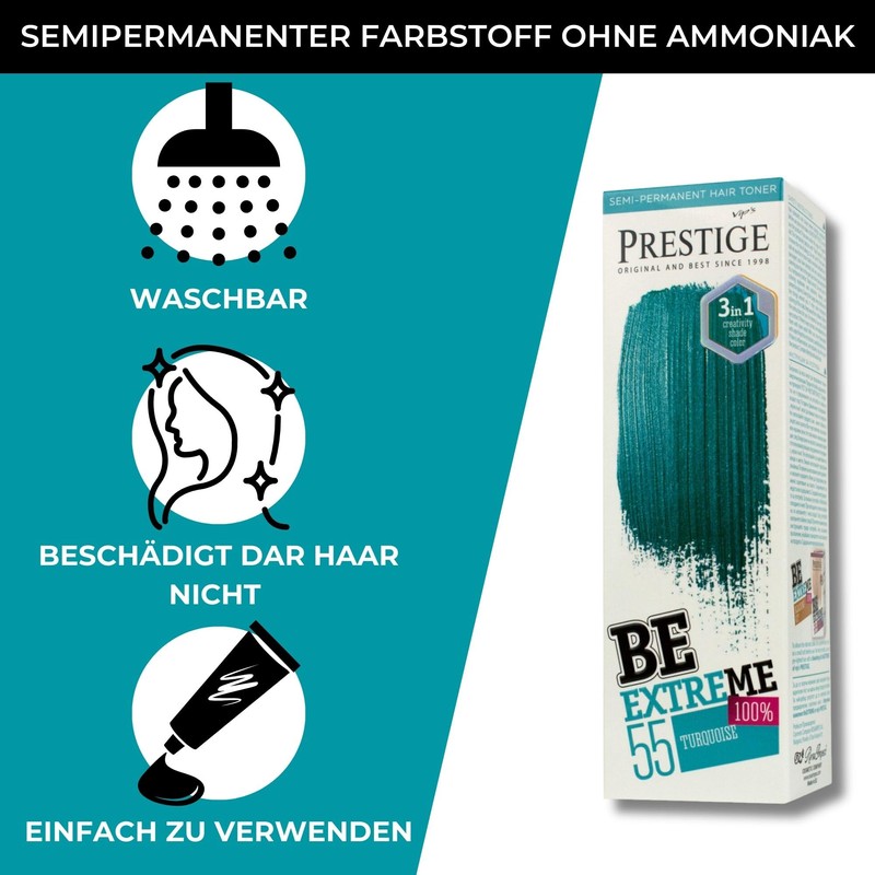 Be Extreme Semi-Permanent Hair Toner - No Ammonia, No Parabens