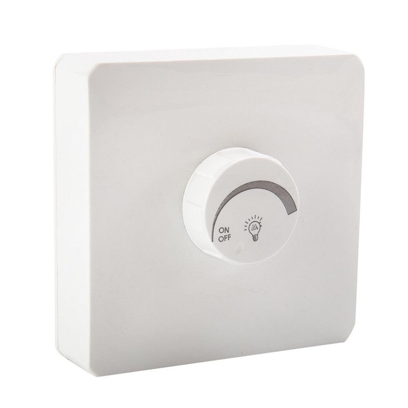 LED Dimmer Switch Surface-Mounted White for Dimmable LED Lamp 1