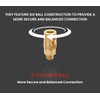 T TANYA HARDWARE Brass 1/4 Inch NPT High Flow Air