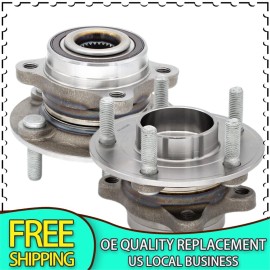 INKYEAH Pair Rear Wheel Bearing Hubs For 2013-2020 Ford Fusion & 2013-2016 Lincoln MKZ