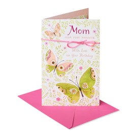 American Greetings Birthday Card for Mom from Daughter (With Love)