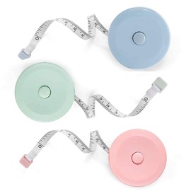 Tape Measure for Body, Measuring Tape for Body,Soft Tape Measure for Body,3Pcs 60 Inch Retractable Measuring Tape,for Body Sewing Fabric Tailor Cloth Craft Measurement Tape