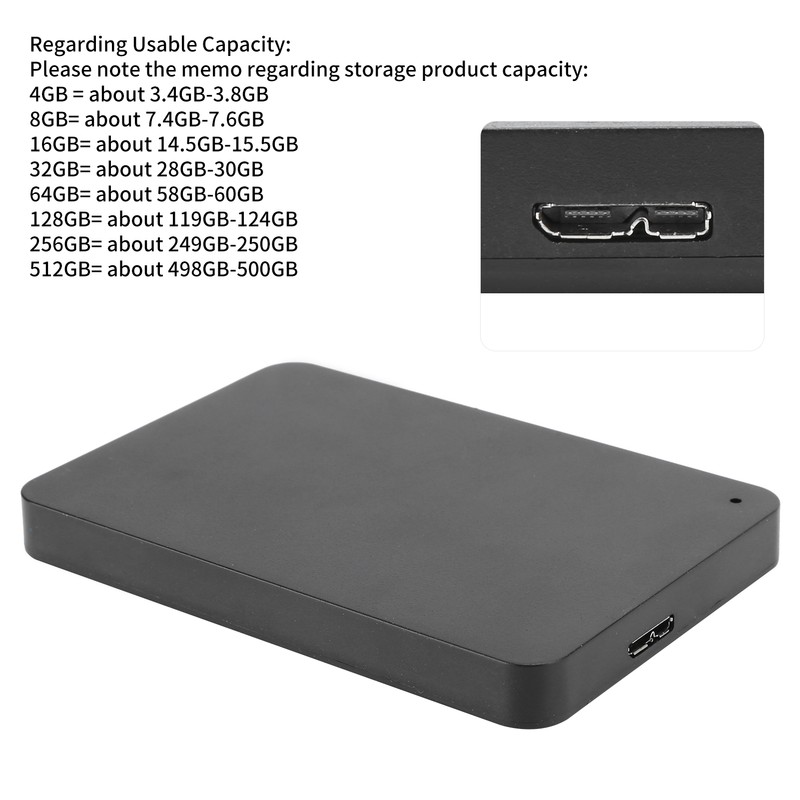 YD0023 Mobile Hard Disk Drive USB 3.0 Storage Portable External