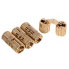Samfox Cylinder Hinges, Concealed Drum Hinges, Invisible Hinges, Brass, Concealed
