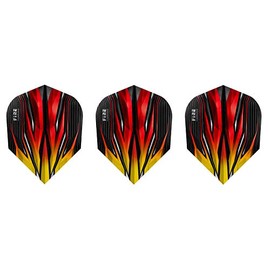 Harrows Fire Dart Flights - Standard 5 Sets (15 Flights) (Two Tone Flame)