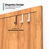 virea 10 x Door Hooks Black – Coat Hooks for