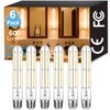 Vinaco 7.3 Inch E26 T10 Tube Bulb Dimmable, 6 Pack
