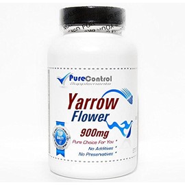Yarrow Flower 900mg // 200 Capsules // Pure // by PureControl Supplements