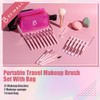 BS-MALL Set De Brochas De Maquillaje De 21 Piezas Con