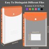 Document Folder A4 Vakki Pack of 12 Transparent Document Bag