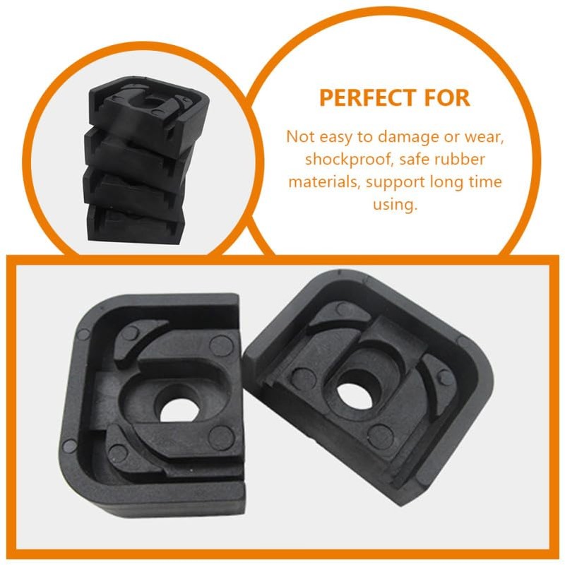 OUNONA Air Conditioner Outdoor Unit Anti-Vibration Rubber Pads Vibration Noise