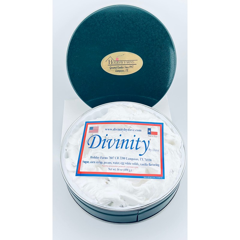 1 Pound Divinity Gift Tin (With Pecans)