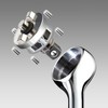 Zero Degree 38150 Ultra-Precise Gearless Ratchet – Nickel Plated High-Carbon