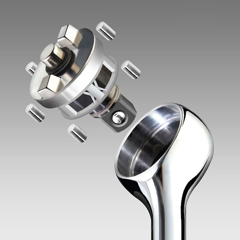 Zero Degree 38150 Ultra-Precise Gearless Ratchet – Nickel Plated High-Carbon