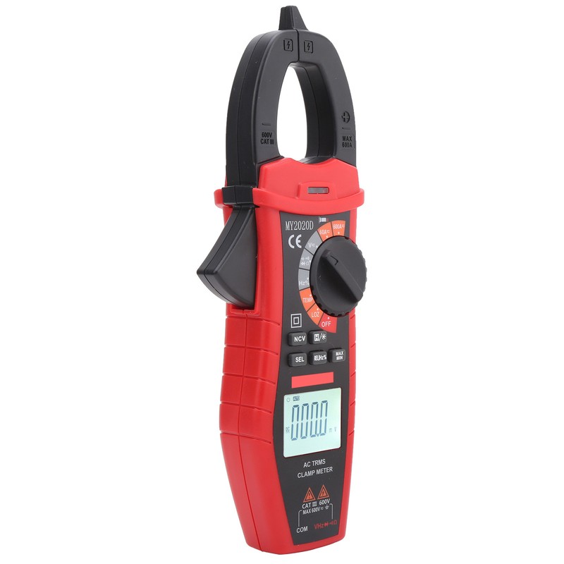 Digital Clamp Multimeter Handheld LCD Display DC AC Current Tester