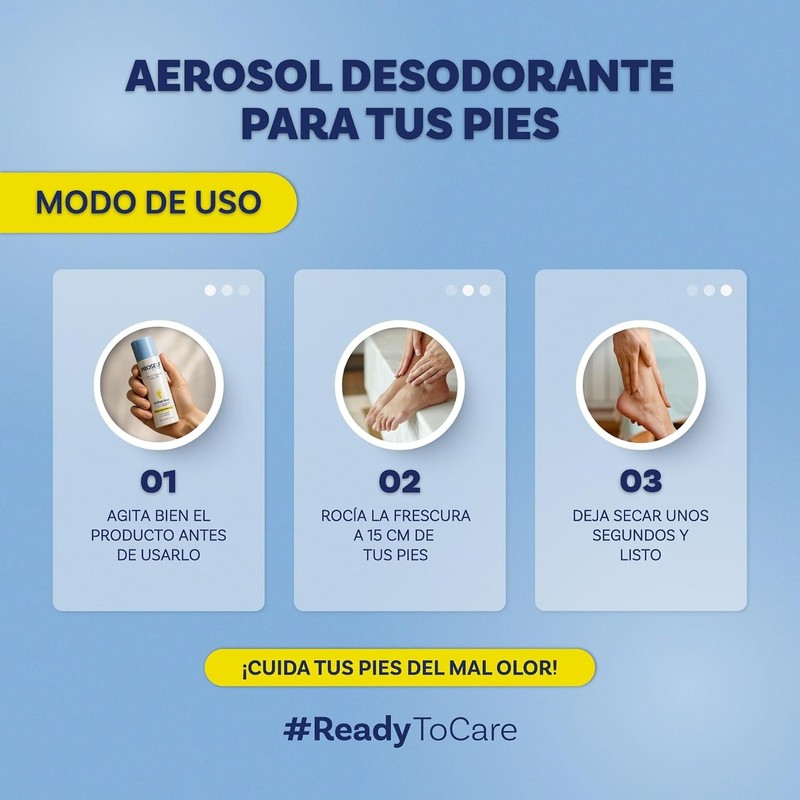 Duopack Desodorante Para Pies Proself, Previene formación bacterial, 200 ml