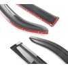 SDZ Front Rear Window Visor Set Sun Vent Rain Wind
