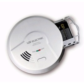 Universal Security Instruments Hardwired Ionization Smoke and Fire Alarm with Battery Backup, Model 5304