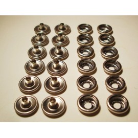 Durable CAP & SOCKET Snap Dot Fasteners Stainless Steel Boat Cover - 50 sets