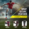 Max Tape Black Cohesive Bandage Football Sock Tape, Shin Pad