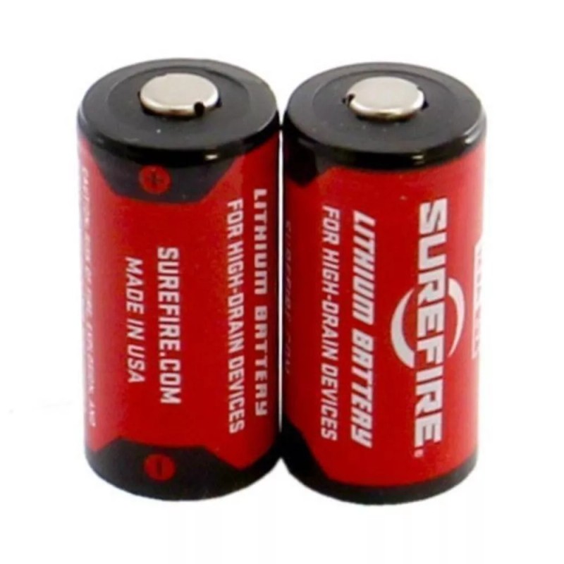 SureFire 123A SF12-BB CR123 3-Volt Lithium Battery 2-Pack Free Ship!