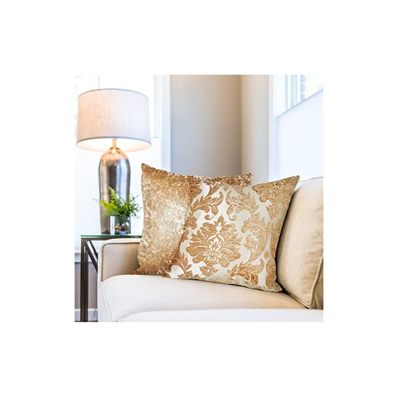 Emma Barclay Damask - Luxury Chenille Jacquard Cushion Cover in